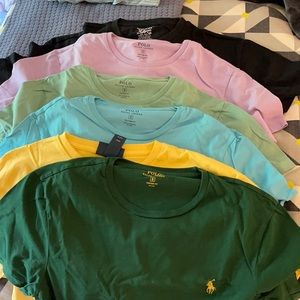 6 count Bundle Ralph Lauren T shirts
